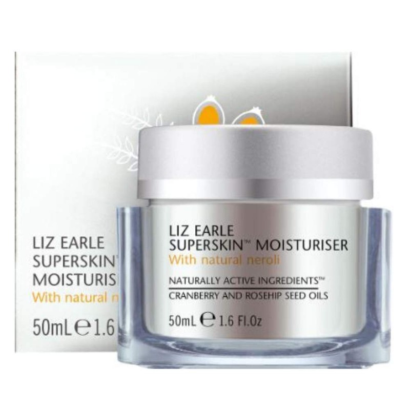 Liz Earle Superskin Moisturiser With Natural Neroli 50ml Jar For