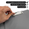 Netuno Pack of 1 Clipboard Folder A4 with Clip Grey