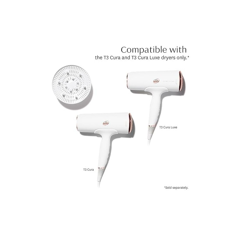 T3 - SoftCurl Hair Dryer Diffuser (Black) | Volumizing Hair