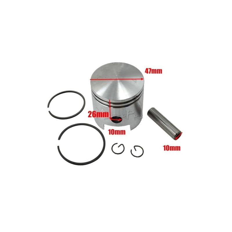 TDR 47mm Piston Ring Kit for 49cc 66cc 70cc 80cc