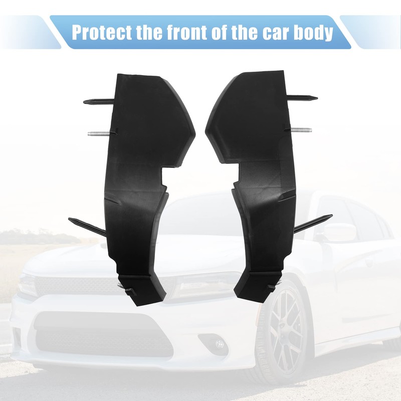 X AUTOHAUX Front Bumper Support Brackets Cover Retainer for Dodge