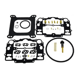 Carburetor Rebuild Kit Replacement for Ede-lbrock 1400 1404 1405 1406 1407 1409 1411 1477 fit Automotive 500 600 650 700 750 & 800 CFM We-ber Marine Mercruiser kit 809064 Carter 9000 Se-ries 4 BBL