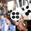 Headphone Replacement Earpads Diameter 50mm Headset Sponge 2 Sets (50MM)