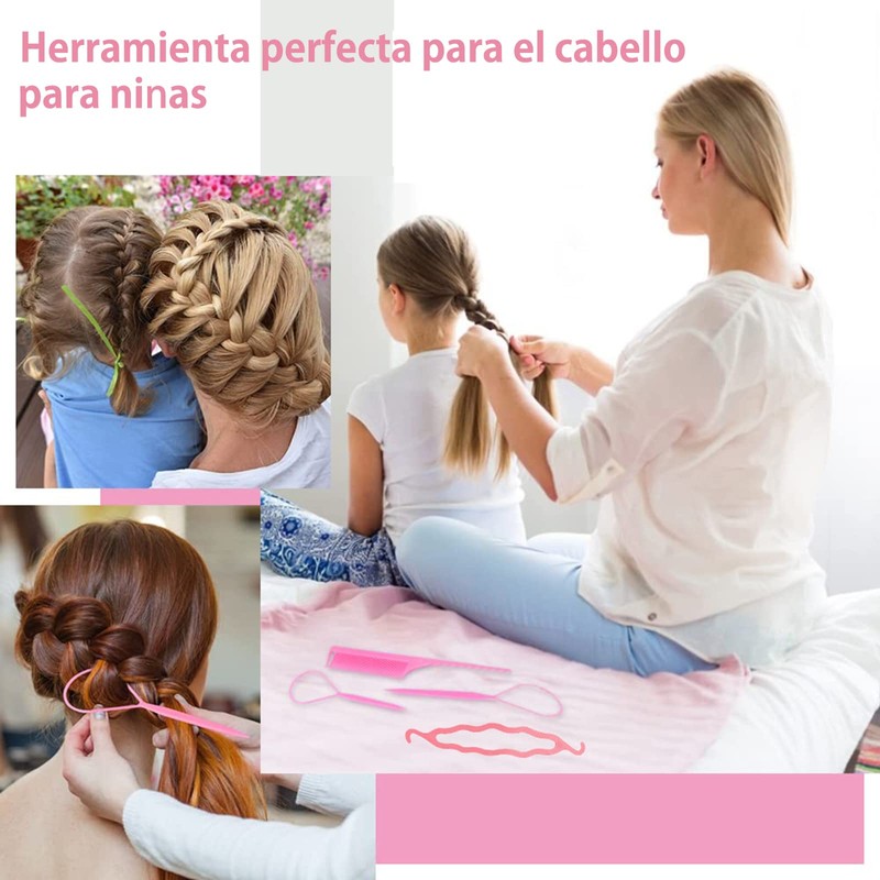 Herramientas para el Cabello con 3 Herramientas para Tirar del