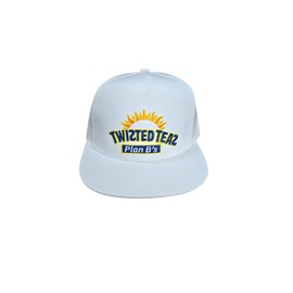 Twisted Teas and Plan B Funny Trucker hat for Men & Women Snapback Enclosure (US, Alpha, One Size, White Flat Bill)