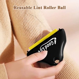 Dayinkes Wiederverwendbare Fusselroller Ball, Fusselroller Wiederverwendbare Für Tierhaare, Tragbare Fusselrolle Tierhaare, Waschbarer Fusselroller Mit Abdeckung, Mini-Fusselroller Für Haare, Kleidung