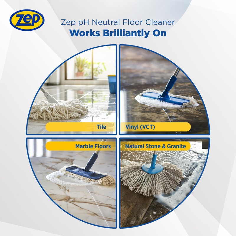 Zep Neutral PH Industrial Floor Cleaner - 1 Gallon -