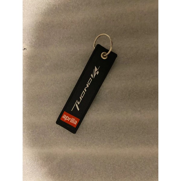 Aprilia Racing/ Tuono V4 Double Sided Embroidered Keychain