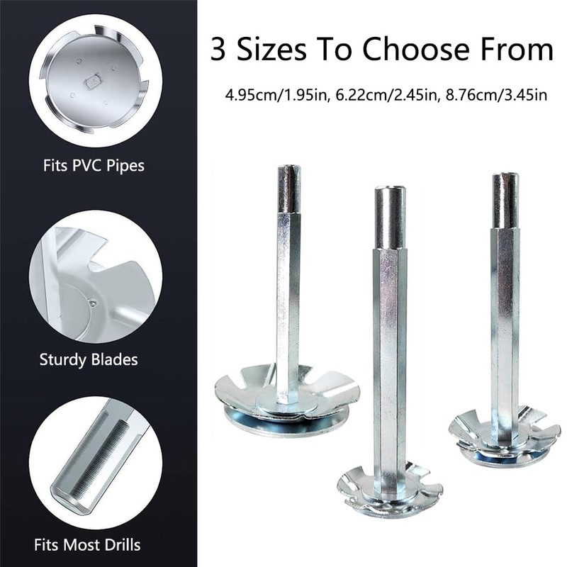 PVC Fitting Saver 2 inch PVC Pipe Reamer Cutter for