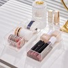 LUBOXIN Set of 2 Make Up Drawer Organiser, 3-Compartment &
