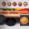 Levivo Burger Press, 5 Pieces, with 50 Sheets of Non-Stick