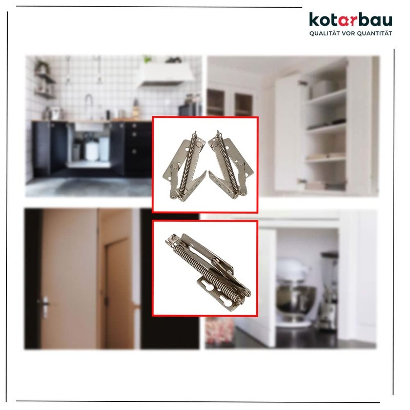 KOTARBAU® Flap Fitting, Pack of 2, Spring Flap Holder, Up-Top