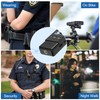 Body Camera, 1.3 in 1080P Color Display 180° Rrotating Lens