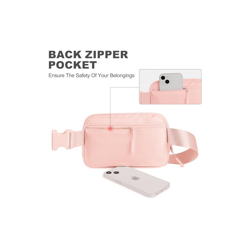 Bolsa para cinturón para mujer con correa extensible y bolsa