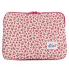 jingyuKJ Puffy Laptop Sleeve Case Floral Laptop Bag Quilted Laptop