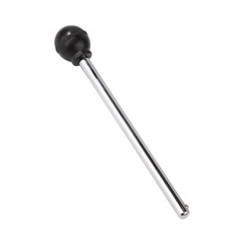 Weight Stack Pin, 3/8in Diameter 4.4in Locking Space Round Durable Heavy Duty Weight Selector Machine Plate Pin Extender Gym Pin Exercise Machine Accessories for Commercial Gym Family(Black, Silver)