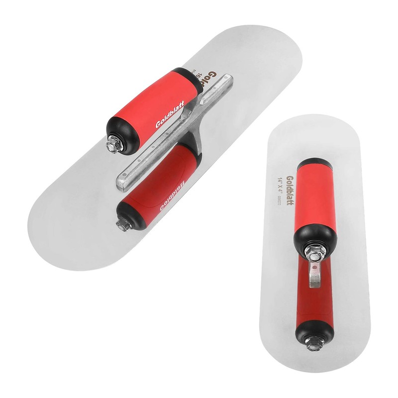 Goldblatt 2 Pieces Pool Trowel Stainless Steel with Soft Grip