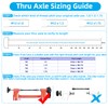 12mm Thru Axles for Bike Trainers,12MM Axles 1.0/1.5/1.75 Pitch Multiple