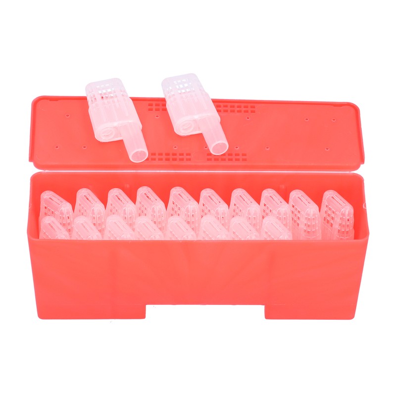 20Pcs Bee Queen Transporting Catcher Plastic Cage Container Beekeeping Equipment