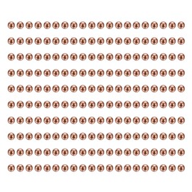 uxcell 200 Pcs Bearing Balls, 1.5mm Diameter Precision Solid Copper Bearing Balls Pure Copper Ball Spheres for Machinery, Automotive, and DIY (T2 Copper)