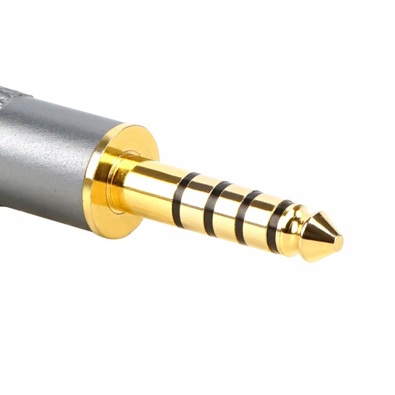 Geekria 4.4mm Male to 3.5mm Balanced Female Gold-Plated Headphones Adapter