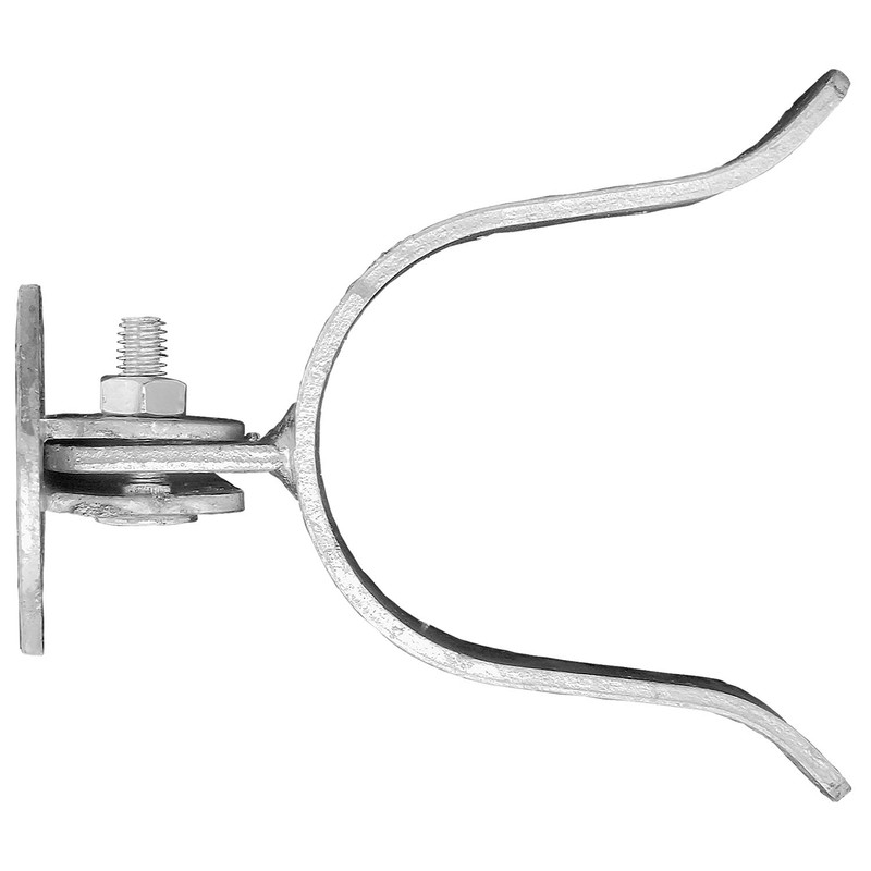 Galvanized Wall Mount (Flat Back) Fork Gate Latch - Use