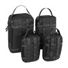 CASONMMAX 4 Set Tactical Packing Cubes ，Compressible Mesh Duffle Storage
