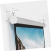 Operitacx 1set Adjustable Wall Mount Projector Screen Bracket Hooks Heavy