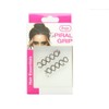 Pretty Hair Spiral Grip, Dark Brown - Pack of 2