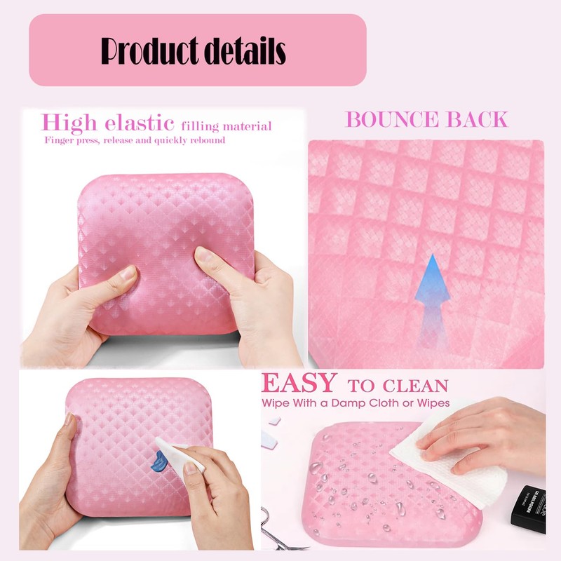 Nail Arm Rest Hand Pillow Professional Nail Rest Cushion Table