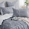 RUIKASI Bed Linen 155 x 220 cm 2-Piece Grey -