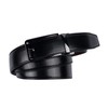 BIGHAS Belt, Buckle, Free Combination, Genuine Leather, Auto Lock, 1.4