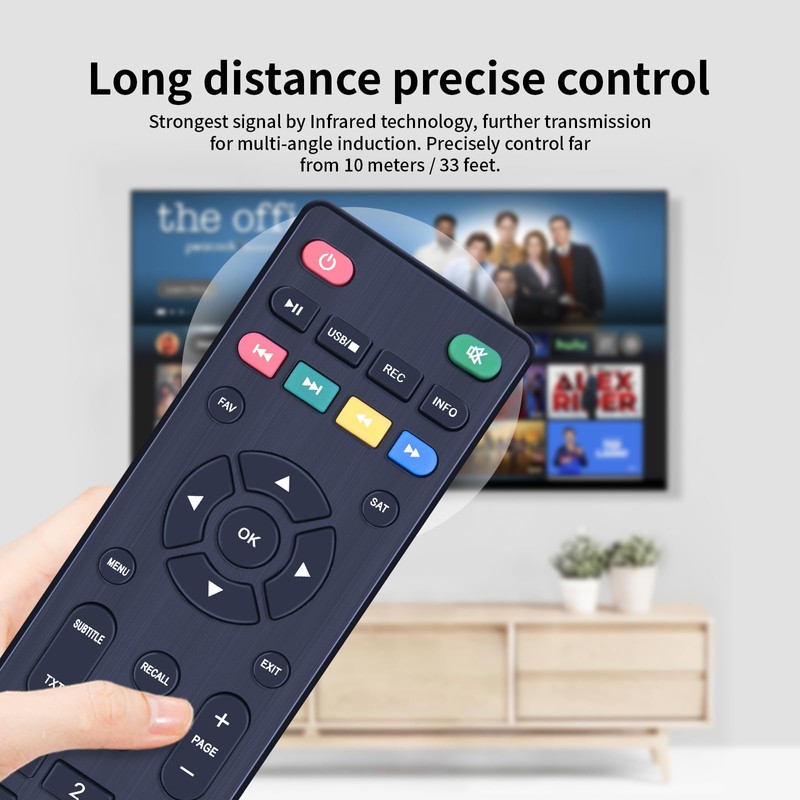 GOUYESHO Infrared Replacement Remote Control for Comag HD10 + HD45