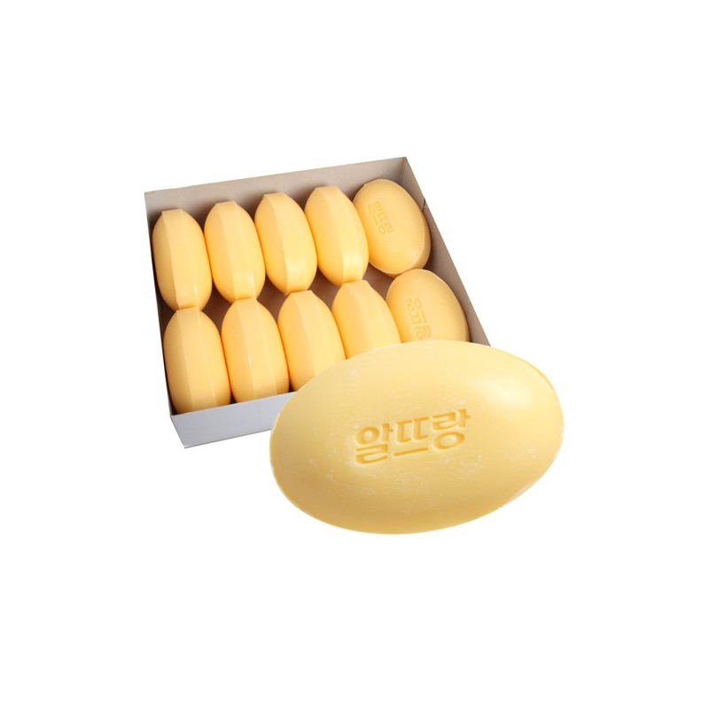 Altteurang Facial Soap Yellow 130g X 10 pcs / Bulk.