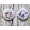 Herzwild Advent Calendar Number Buttons, Number Pins, Christmas Calendar, DIY