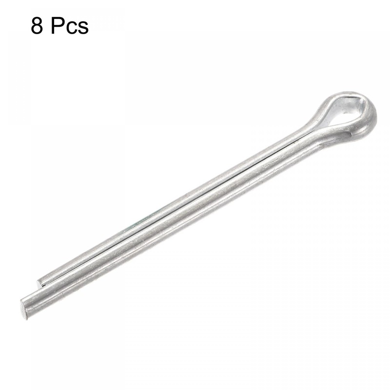 sourcing map 8 Pieces Split Split Cotter Pin 8 mm