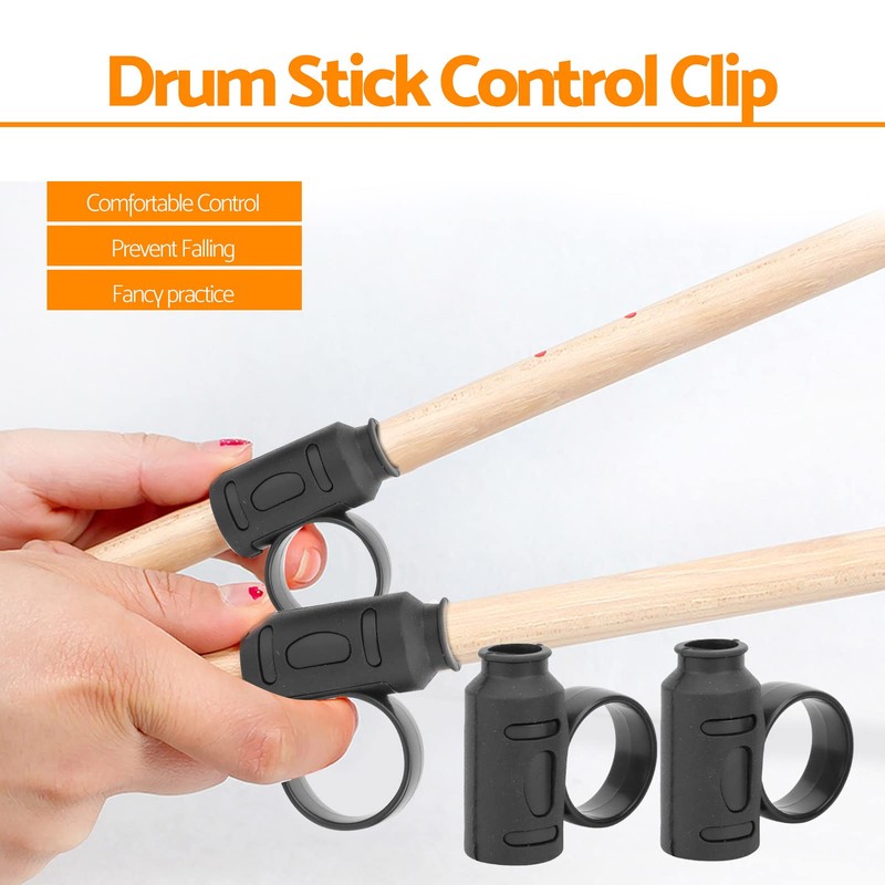Drum Stick Control Clip, Drumsticks Grip Drumsticks Finger Controller Anti-Slip