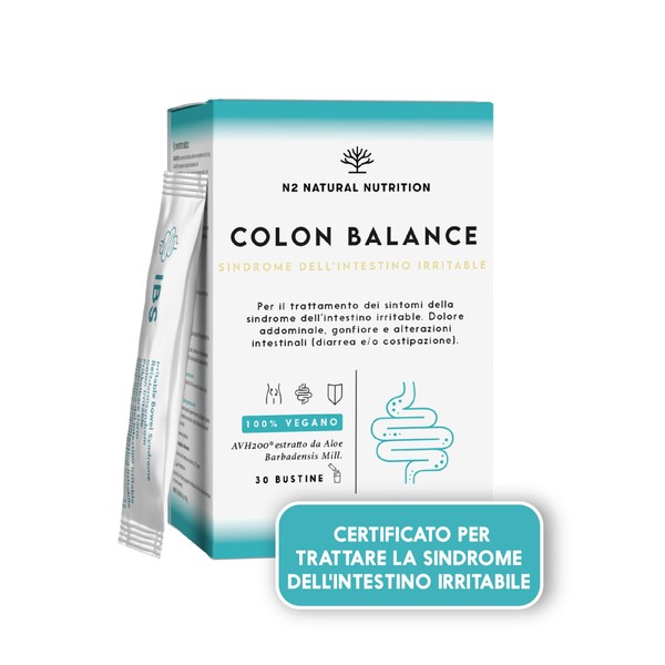 Irritable Colon - Relief for Bowel Regularity, Fights Swelling, Abdominal Pain, Constipation, Swelling and Gas. IBS. with Clinical Studies. Vegan. Gluten Free. N2 Naturral Nutrition