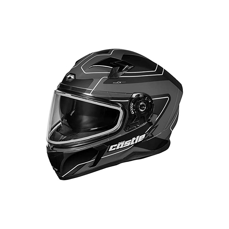 Castle X CX390 Atlas Full Face Snow Helmet (Matte Charcoal/Black