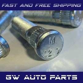 BWA 6 PC 2.25" Length 1/2"-20 Replacement Studs for Our 4, 5, 6 Lug Wheel Adapters