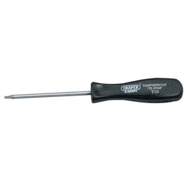Draper 34114 T10 x 75 mm Tx-Star Tamperproof Screwdriver, Blue