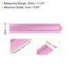 sourcing map 2pcs Folding Straight Ruler 30cm Metric Aluminum Alloy