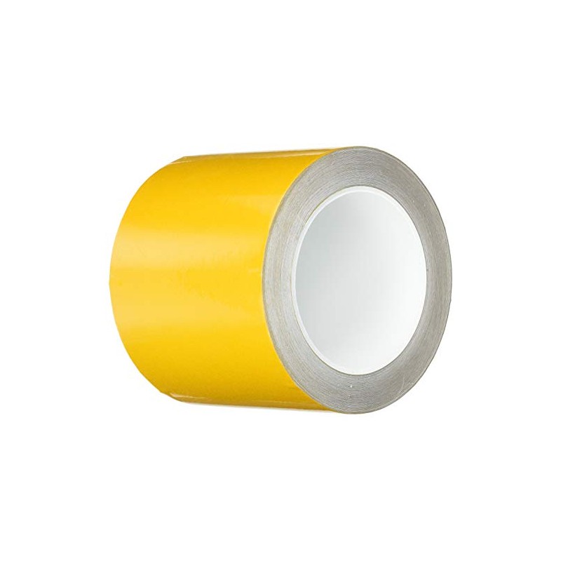 Yellow Retroreflective Line Tape, Width 3.9 x 8.7 ft (100