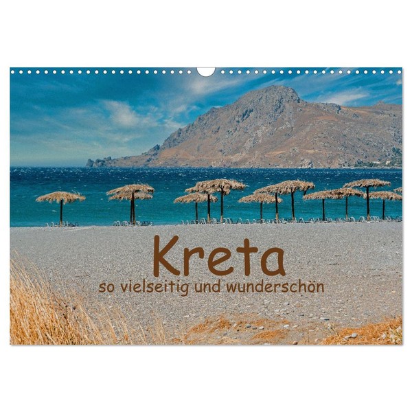 Kreta so vielseitig und wunderschön (Wandkalender 2026 DIN A3 quer),