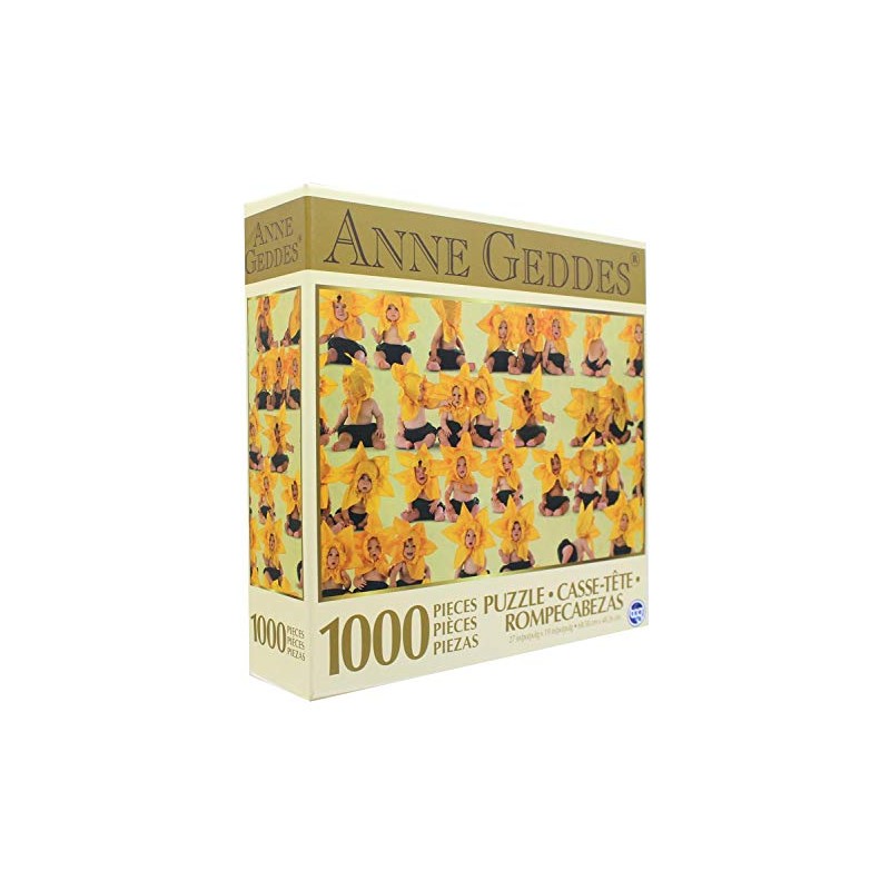 Anne Geddes 1000 Piece Puzzle - Sunflower Babies
