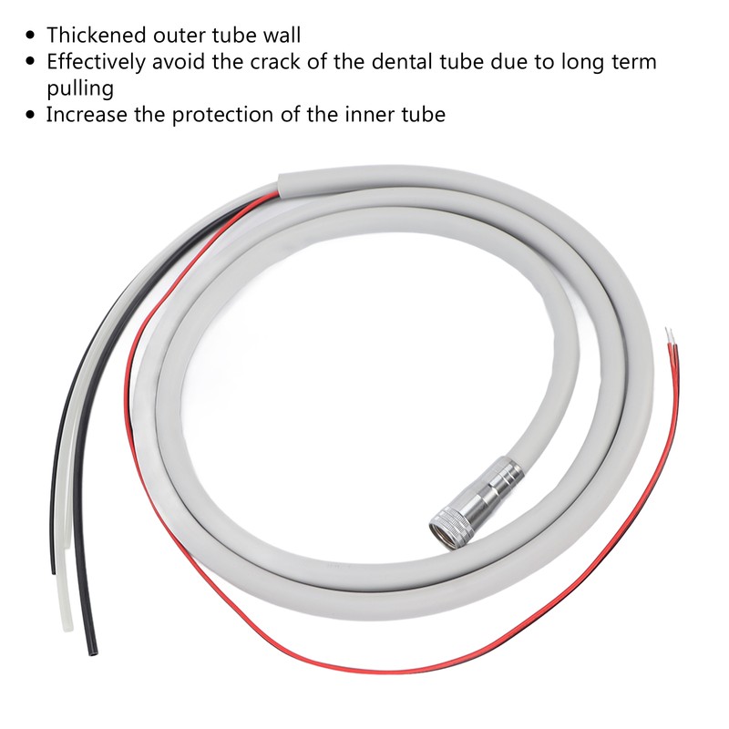 Handpiece Tube 6 Holes Silicone Rubber Flexile High Speed Thickened