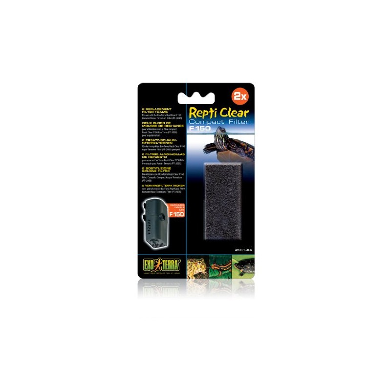 Exo Terra Repti Clear Replacement Foam Block, 2-Pack