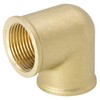 VARIOSAN Angle 90° 15211, 1 Inch Female Thread/Female Thread, Brass,
