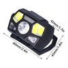 Head Lamp High Brightness Long Battery Life Sensor Switches 60