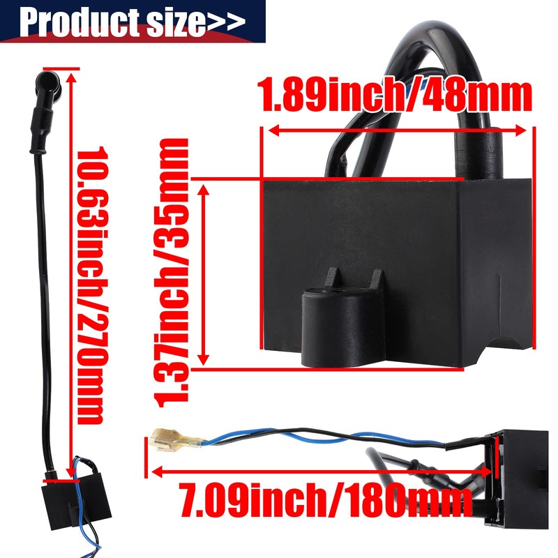 CDI Ignition Coil for 49cc 50cc 60cc 66cc 80cc 2-Stroke